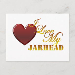 Carte Postale J'aime ma Jarhead 1