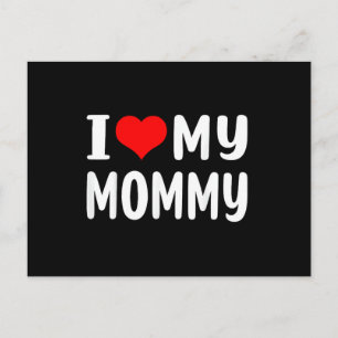 Carte Postale J'aime ma maman drôle pour maman maman