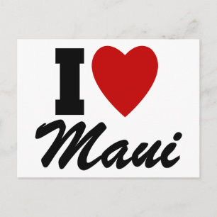 Carte Postale J'aime Maui