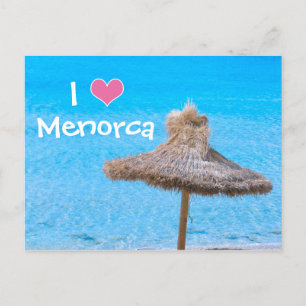 Carte Postale J'Aime Menorca