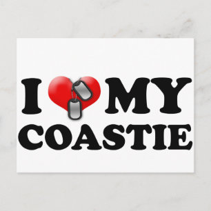 Carte Postale J'aime mes côtes
