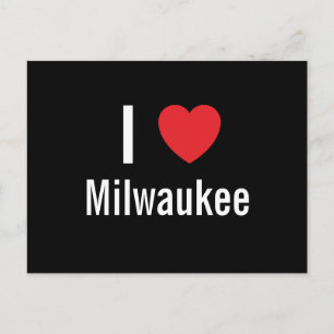 Carte Postale J'aime Milwaukee