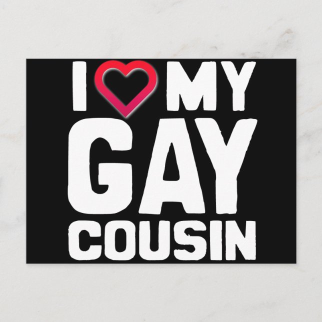 Carte Postale J'AIME MON GAY COUSIN - -.png (Devant)