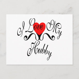 Carte Postale J'aime mon mari