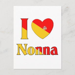 Carte Postale J'aime Nonna