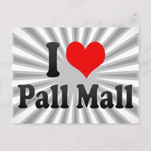 Carte Postale J'aime Pall Mall