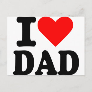 Carte Postale J'aime papa