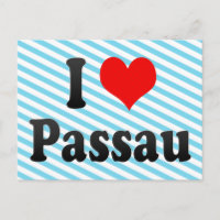 J'aime Passau, Allemagne. Ich Liebe Passau,
