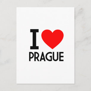 Carte Postale J'aime Prague