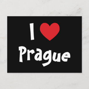 Carte Postale J'aime Prague