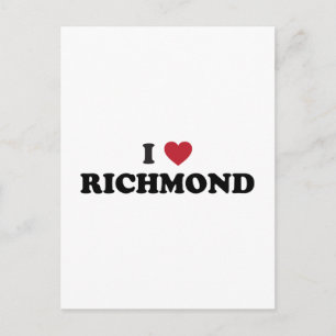 Carte Postale J'aime Richmond Virginia