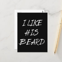 J'aime sa barbe homme barbu drôle