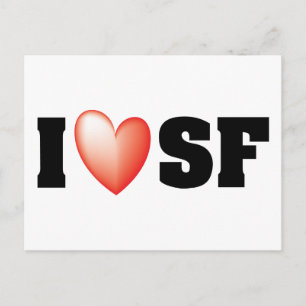 Carte Postale J'aime San Francisco
