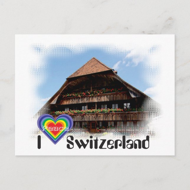 Carte Postale J'aime Suisse Postkarte (Devant)