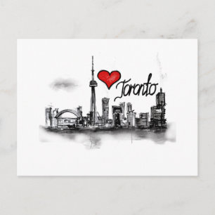 Carte Postale J'aime Toronto