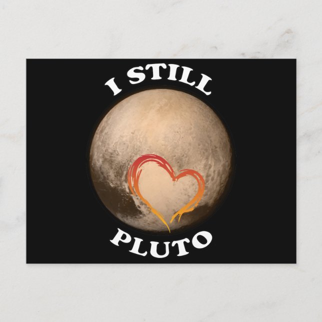 Carte Postale "J'aime toujours Pluto" (Devant)