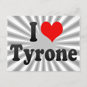 Carte Postale J'aime Tyrone