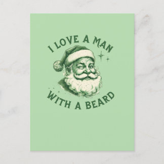 Carte Postale J'Aime Un Homme Avec Une Barbe Art numérique Desig