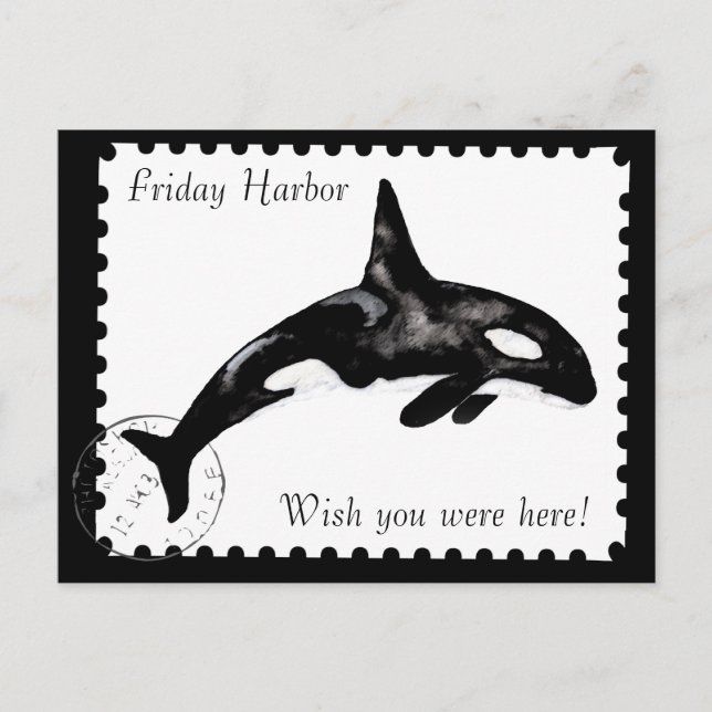 Carte Postale J'Aimerais Que Vous Étiez Ici ! (Devant)