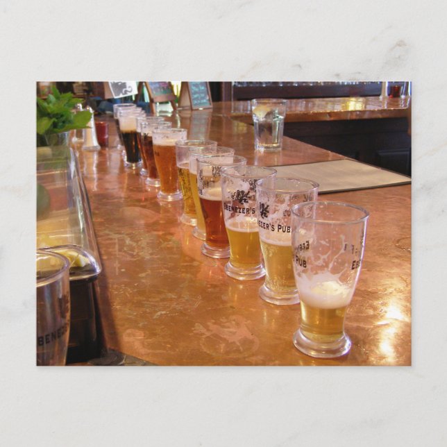 Carte Postale J'aimerais que vous soyez Beer Postcard (Devant)