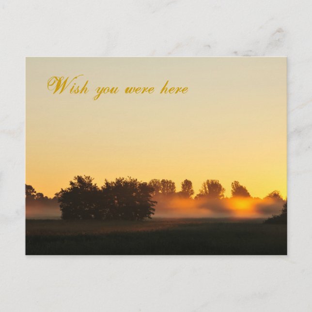 Carte Postale J'aimerais que vous soyez ici (Devant)