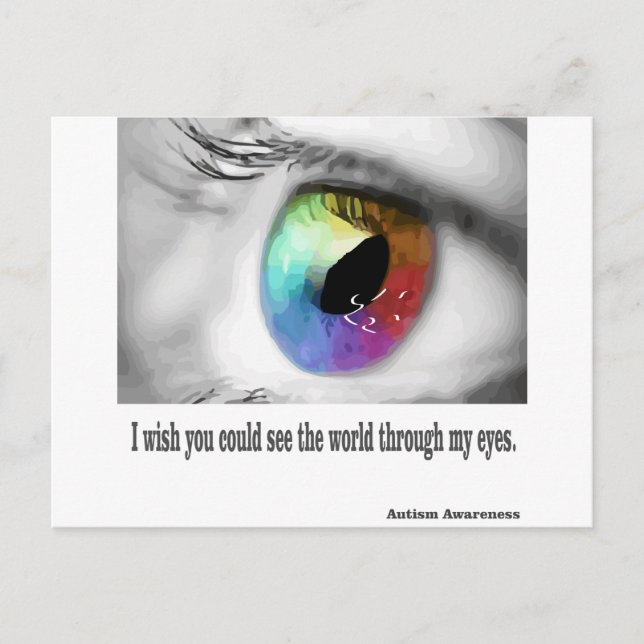 Carte Postale J'aimerais que vous voyiez (Devant)