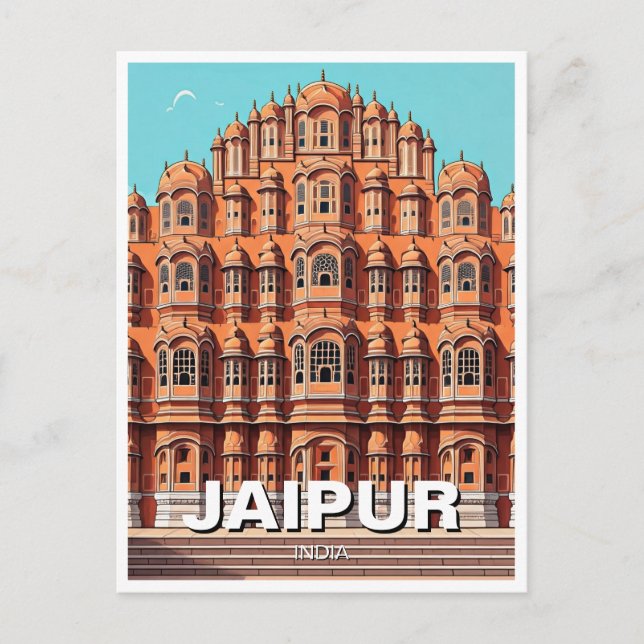 Carte Postale Jaipur Hawa Mahal Souvenir (Devant)