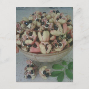 Carte Postale Jamaican Ackee Postcard