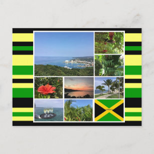 Carte Postale Jamaïque - Collage photo