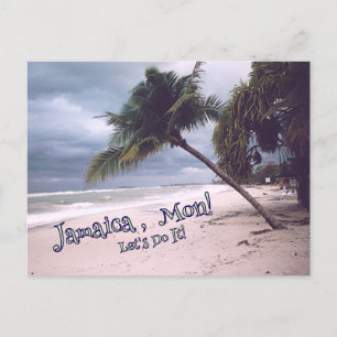 CARTE POSTALE JAMAÏQUE, MON ! FAISONS-LE ! PERSONNALISABLE 