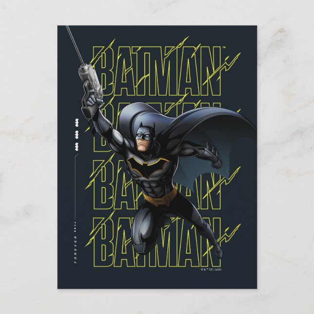 Carte Postale Jamais Batman Grappling Hook (Devant)