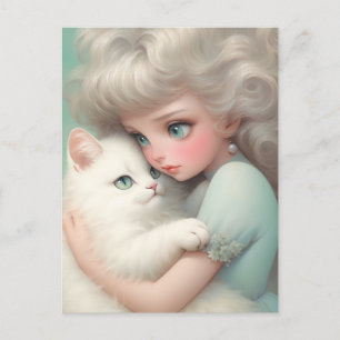 Carte Postale Jamais Sans Toi, Amoureux des chats