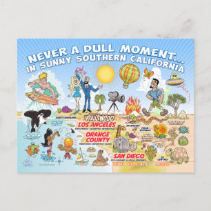 Carte Postale Jamais un moment difficile à SoCal