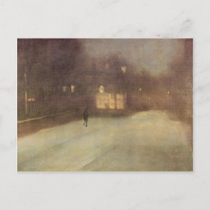Carte Postale James Abbot McNeill Whistler - Nocturne en gris et