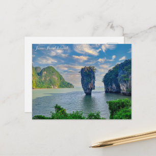 Carte Postale James Bond Island Phang Nga Bay Phuket Thaïlande