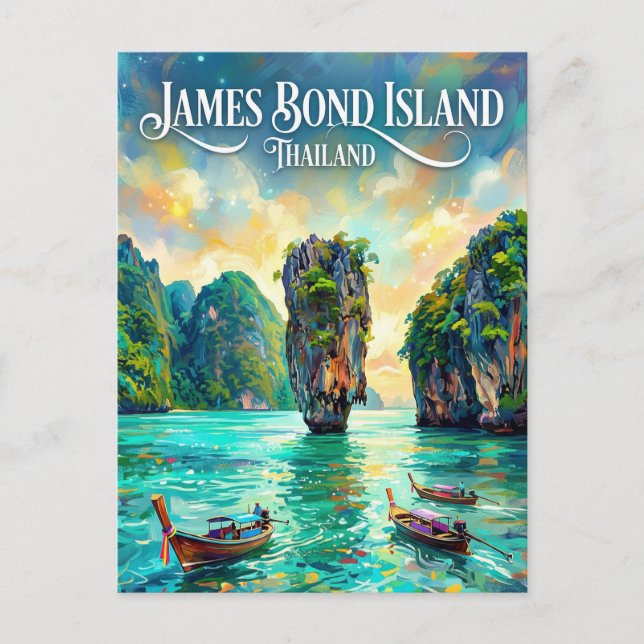 Carte Postale James Bond Island Thailand (Devant)