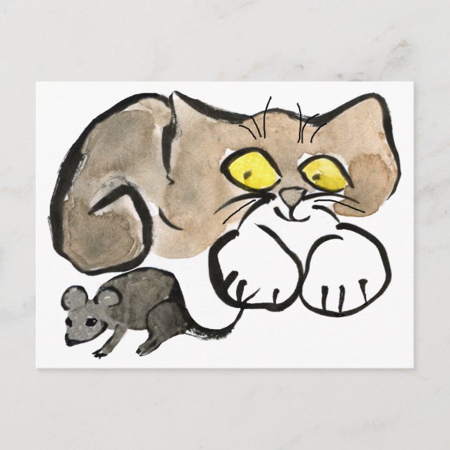 Carte Postale James has a Mouse by it's Tail (Devant)