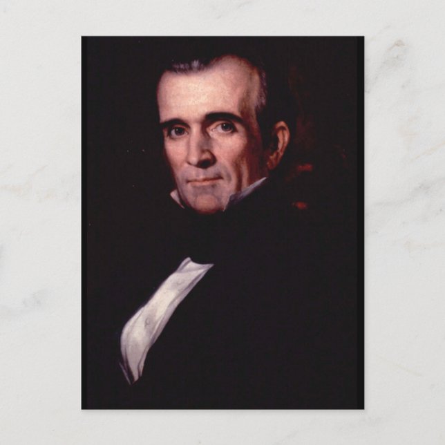 Carte Postale James K. Polk 11ème président des États-Unis (Devant)