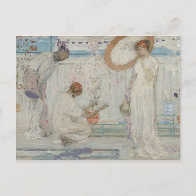 Carte Postale James McNeill Whistler - La Symphonie Blanche (Devant)