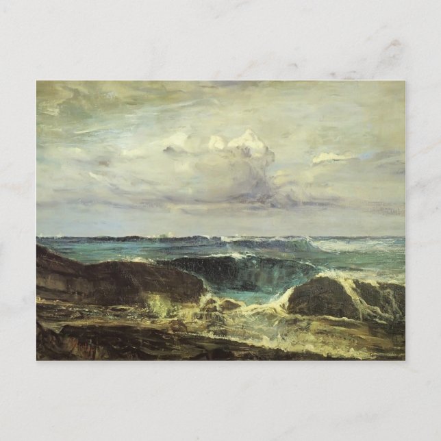 Carte Postale James McNeill Whistler - The Blue Wave Biarritz (Devant)