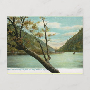 Carte Postale James River, Blue Ridge Mountains, VA Vintage
