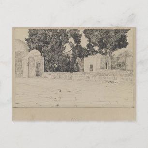 Carte Postale James Tissot : Arrière de la mosquée d'Omar