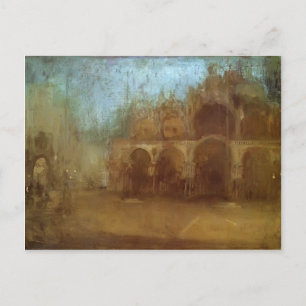 Carte Postale James Whistler - Nocturne : Saint-Marc, Venise