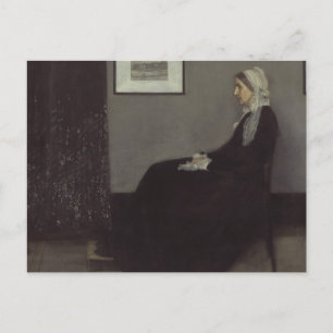 Carte Postale James Whistler - Portrait de la mère de l'artiste