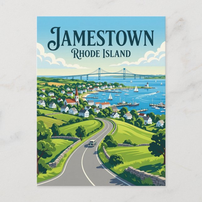 Carte Postale Jamestown Rhode Island (Devant)