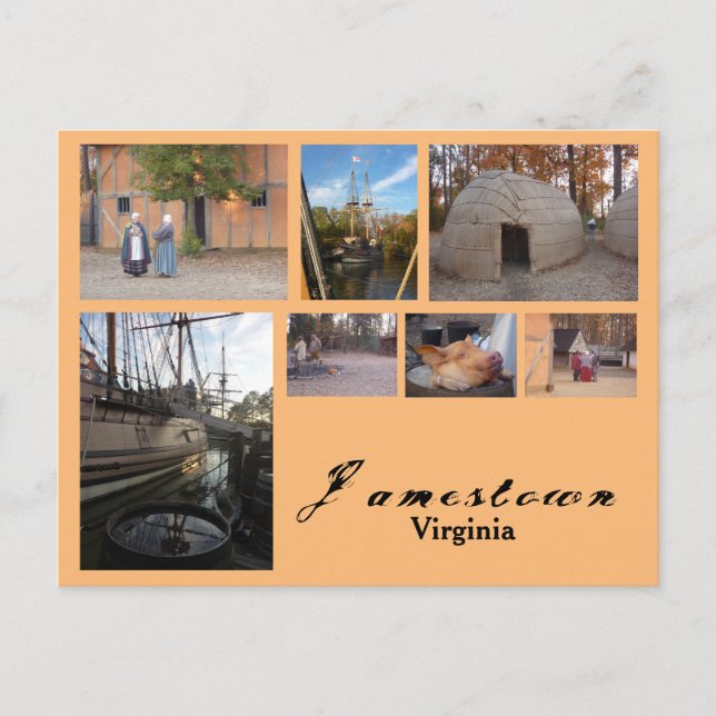 Carte Postale Jamestown (Virginie) (Devant)