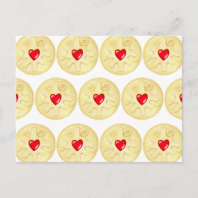 Carte postale Jammie Dodger Biscuit (Devant)