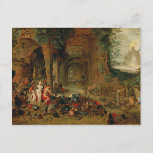 Carte Postale Jan Brueghel - Forge de Vulcain