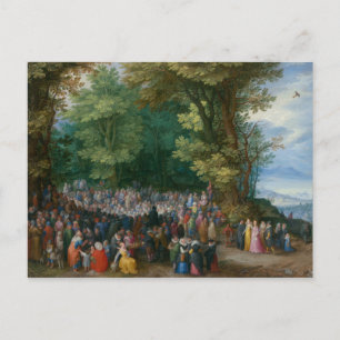 Carte Postale Jan Brueghel l'Ancien - Le Sermon sur la montagne