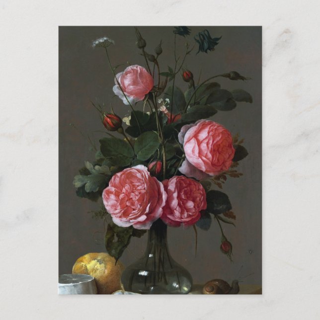 Carte Postale Jan Davidsz de Heem, Floral Still Life (Devant)